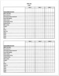 Free Editable Daily Checklist Log
