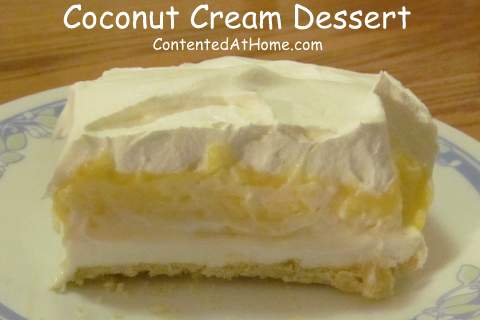 Coconut Cream Dessert