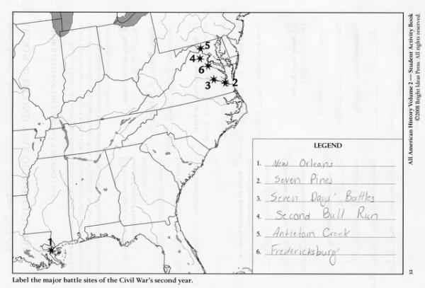 Mapping Civil War battles with All American History