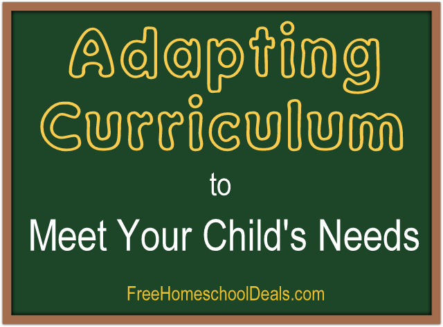Adapting Homeschool Curriculum