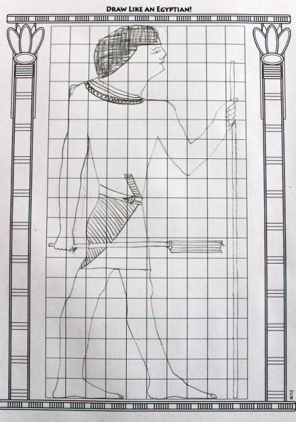 Drawing like an Egyptian - a hands-on project from Project Passport: Ancient Egypt