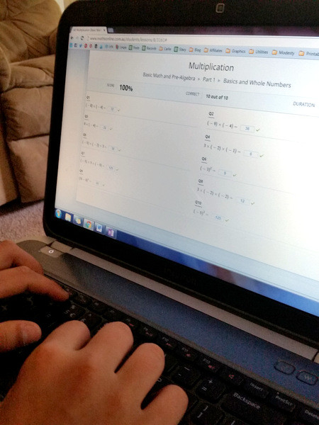Online math curriculum for homeschool