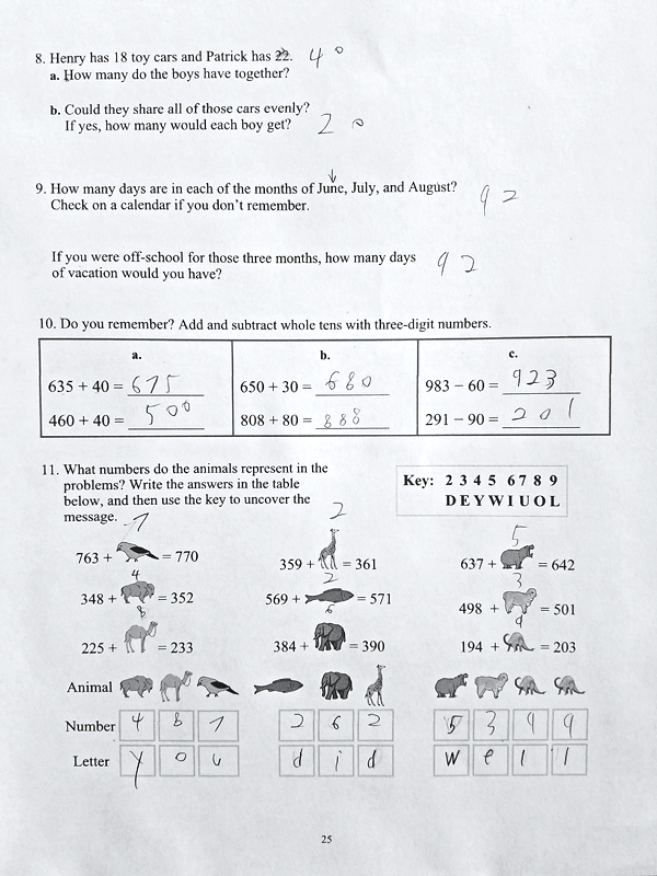 Homeschool math curriculum