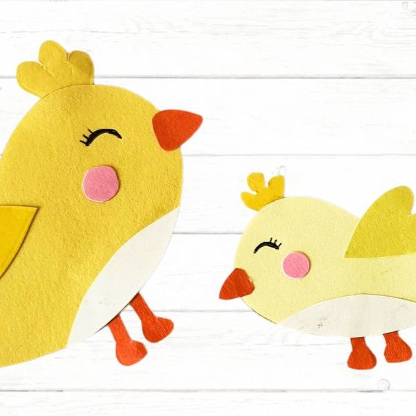 Mom and Baby Bird Paper Craft for Kids